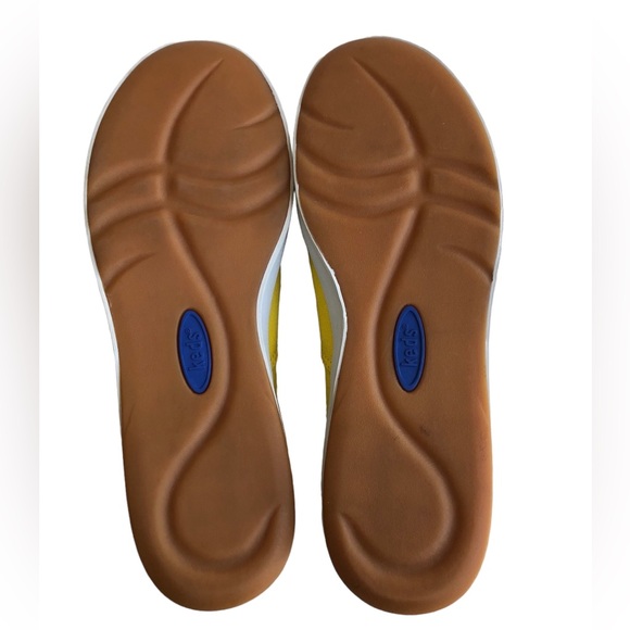 Keds 90s Vintage Yellow Fabric Slip On Sneakers Women’s Size 8 Customized - Picture 8 of 10